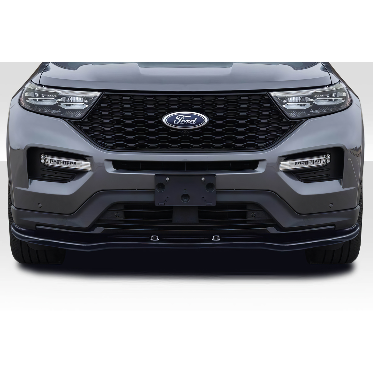 Modify your Ford Explorer 2020 with our Exterior/Front Bumpers or Lips - Front view of vehicle part at straight angle