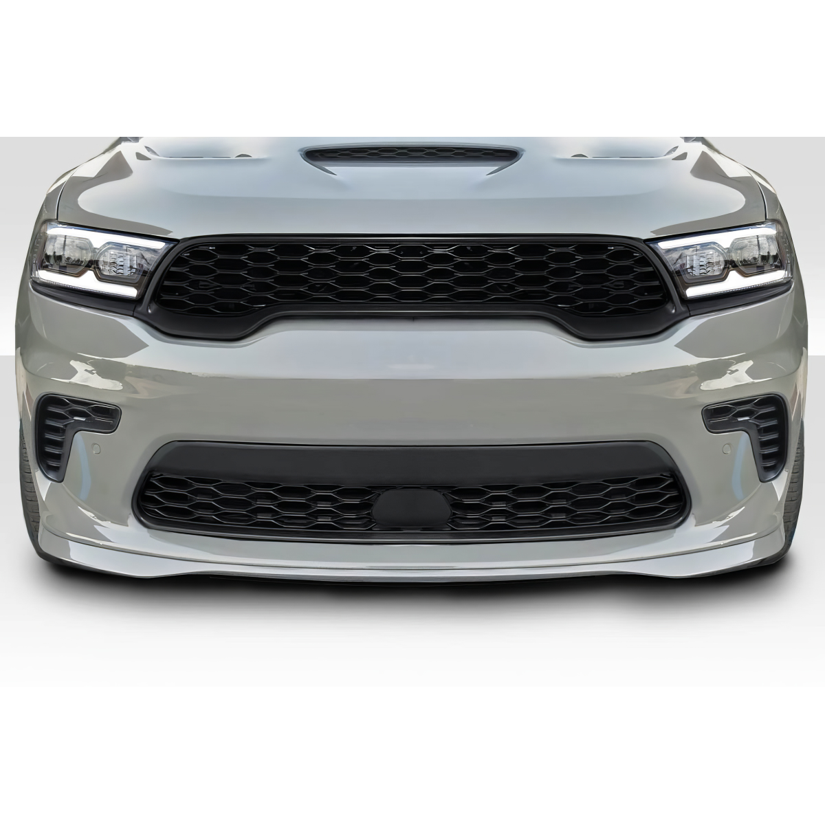 Modify your Dodge Durango 2014 with our Exterior/Front Bumpers or Lips - Front view of the bumper from a straight angle