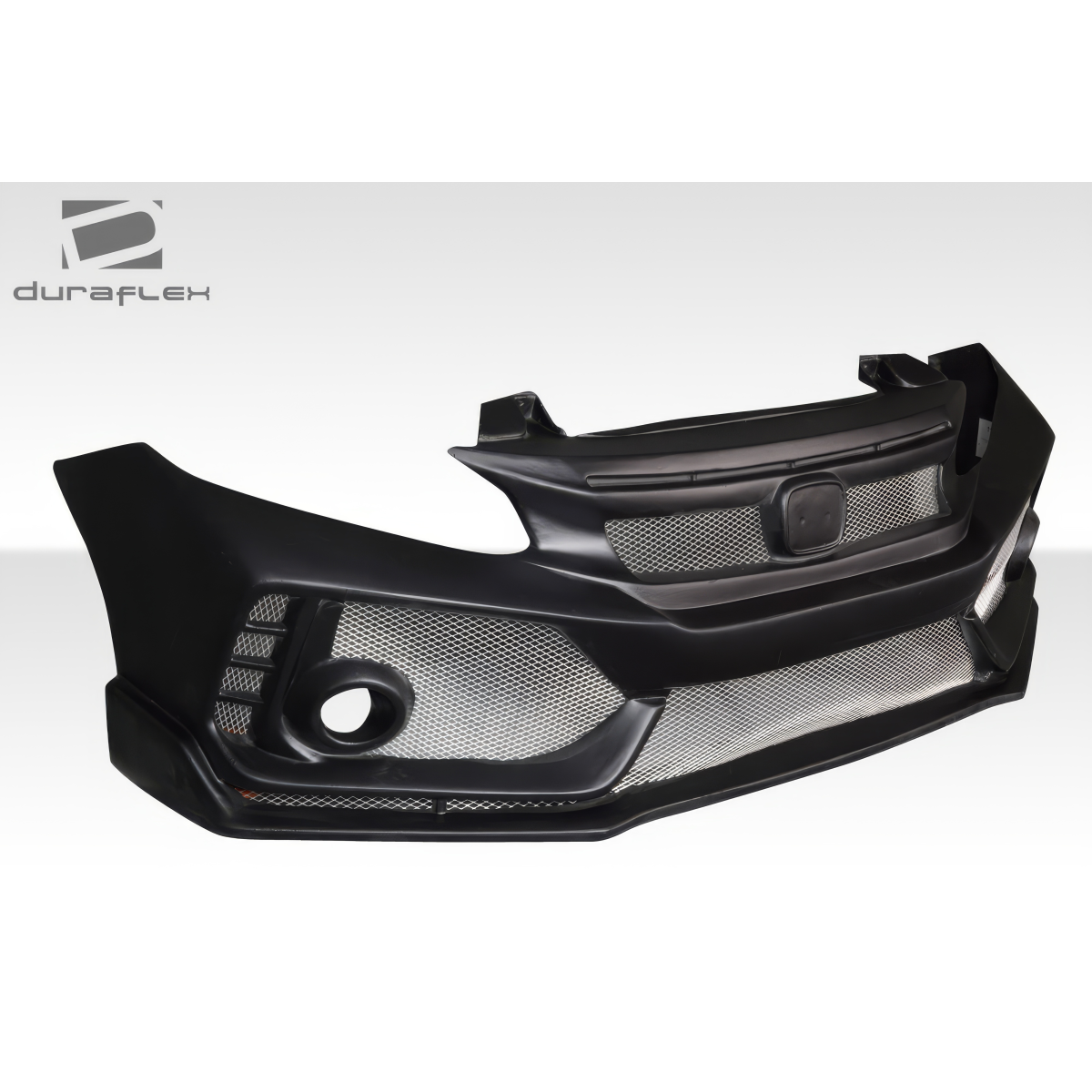 Modify your Honda Civic 2012 with our Exterior/Front Bumpers or Lips - Front view of bumper angled slightly downwards