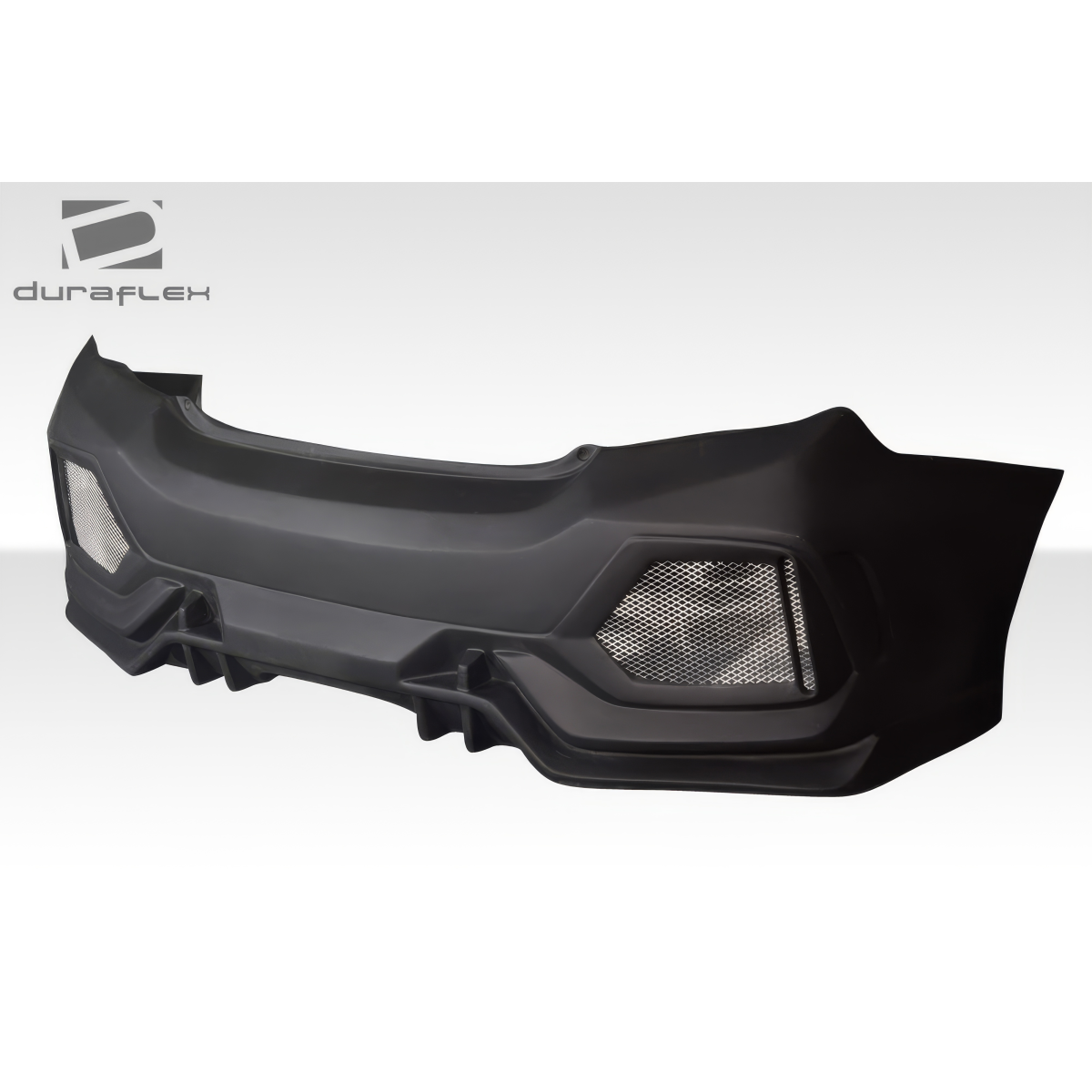 Modify your Honda Civic 2012 with our Exterior/Rear Bumpers or Lips - Front view angle showing rear bumper design