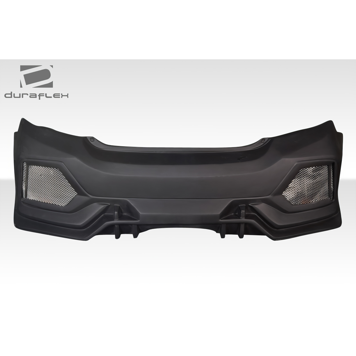 Modify your Honda Civic 2012 with our Exterior/Rear Bumpers or Lips - Front view of rear bumper at eye level