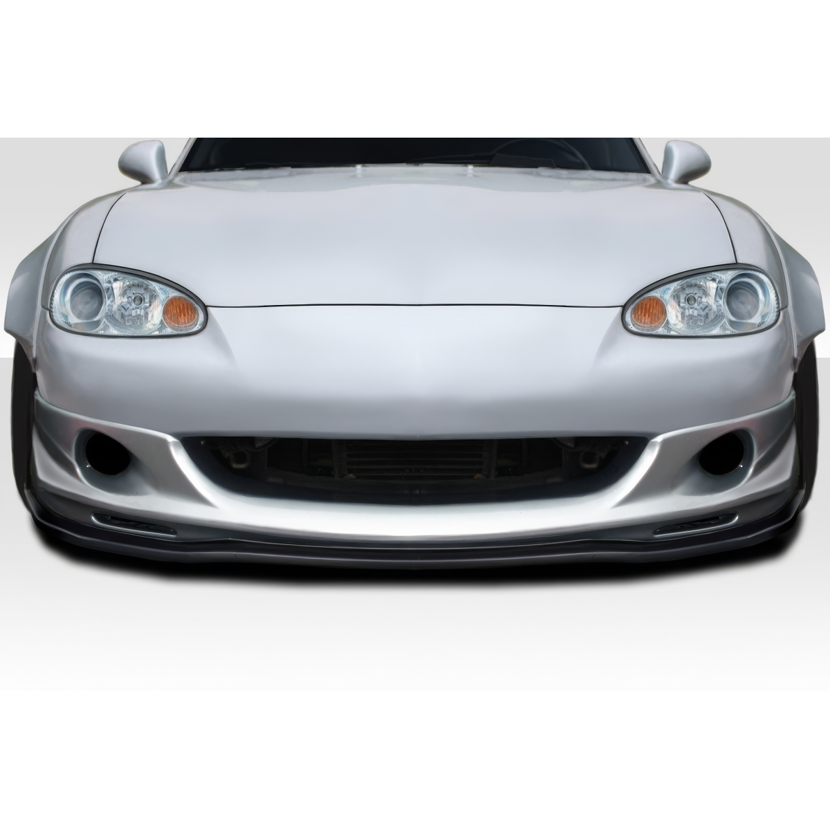 Modify your Mazda Miata 2001 with our Exterior/Front Bumpers or Lips - Front view of the vehicle with a slight low angle