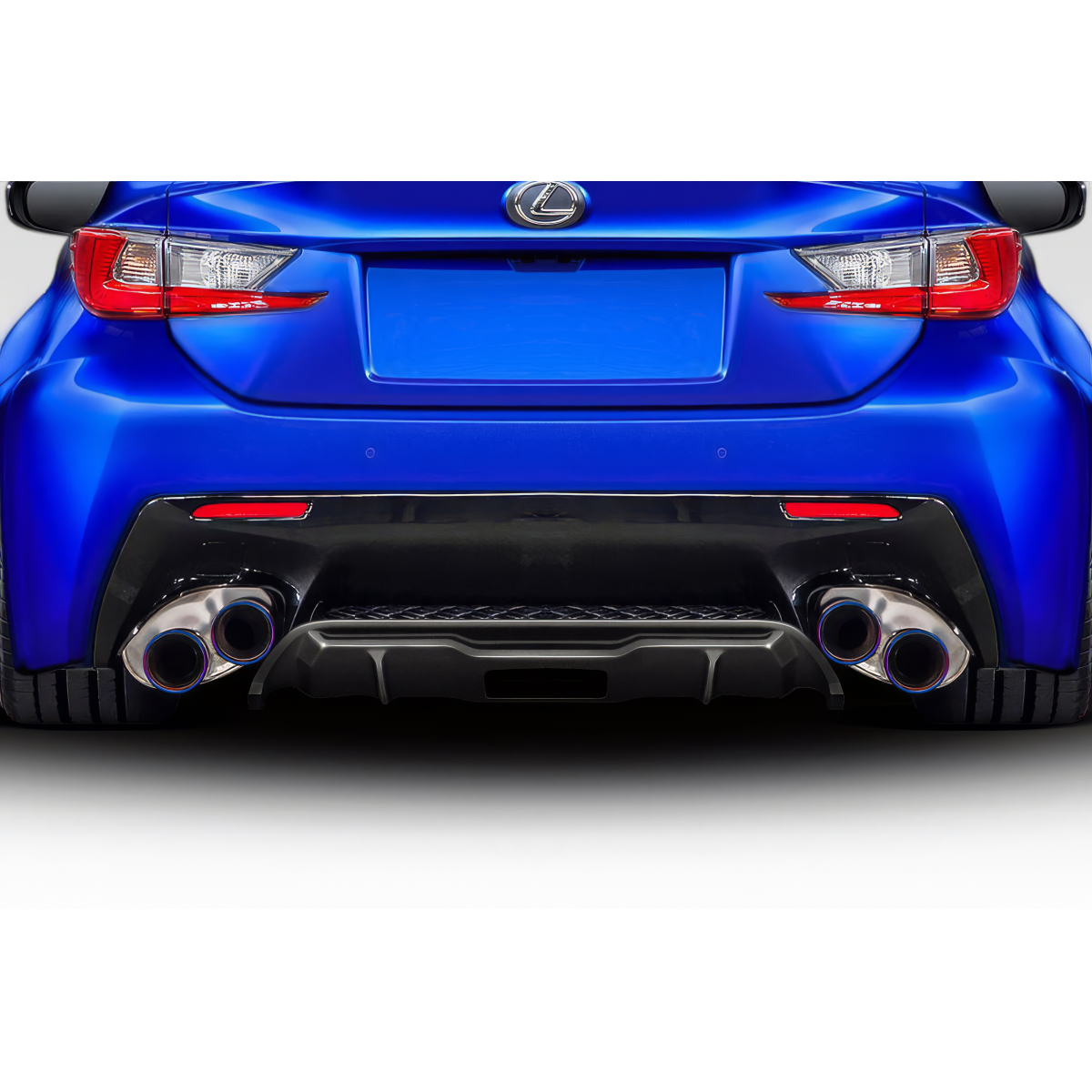 Modify your Lexus RC-F 2015 with our Exterior/Diffusers - Rear view slightly angled from below