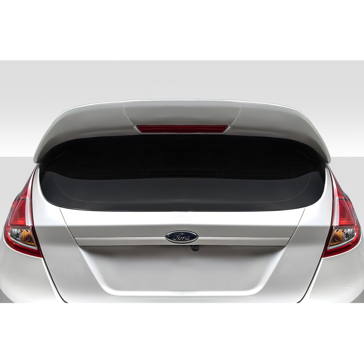 Modify your Ford Fiesta 2014 with our Exterior/Wings - View of rear wing spoiler from above