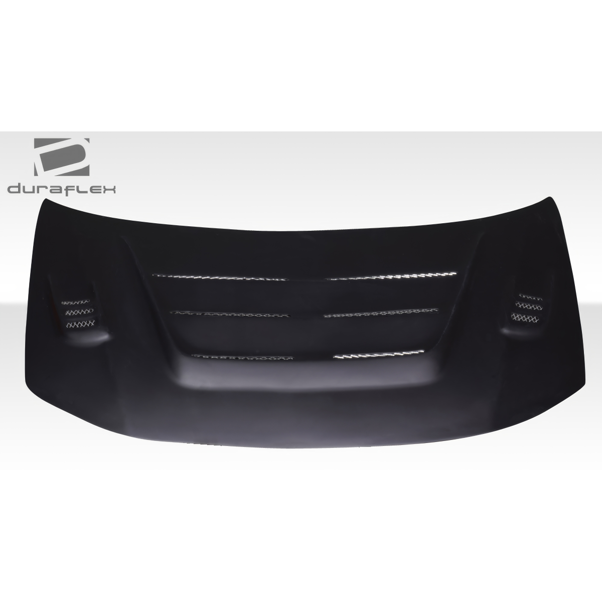 Modify your Honda Civic 2012 with our Exterior/Hoods - Front view of vehicle hood at a straight angle