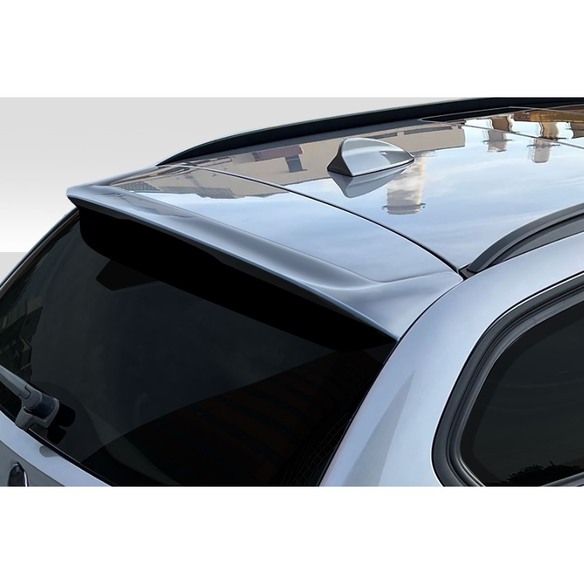 Modify your BMW 3-Series 2006 with our Exterior/Wings - Top rear view showing the spoiler angle clearly