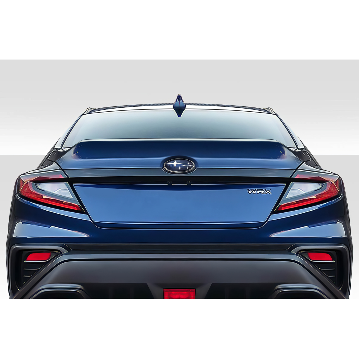 Modify your Subaru WRX 2022 with our Exterior/Trunks - Rear view angle of the Subaru WRX