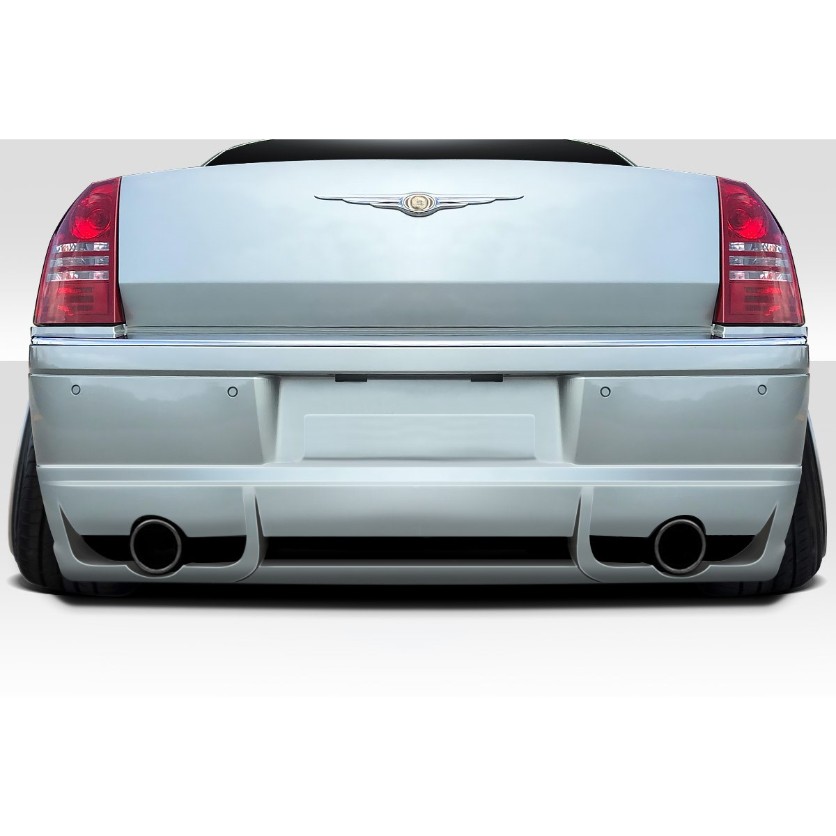 Modify your Chrysler 300 2005 with our Exterior/Diffusers - View from rear at a straight angle