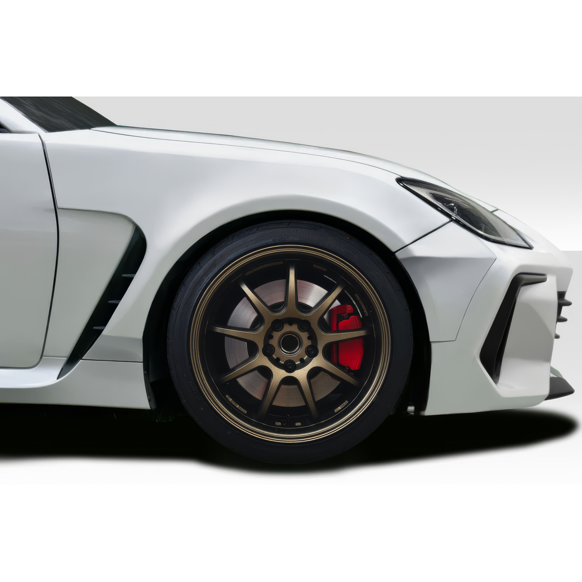 Modify your Subaru BRZ 2022 with our Exterior/Fenders - Side view showing tire and fender angle