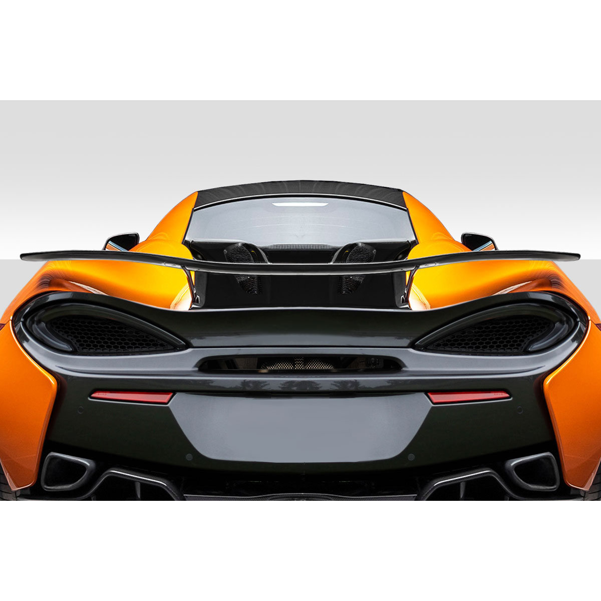 Modify your McLaren 570S 2016 with our Exterior/Wings - Rear view angle of the vehicle part