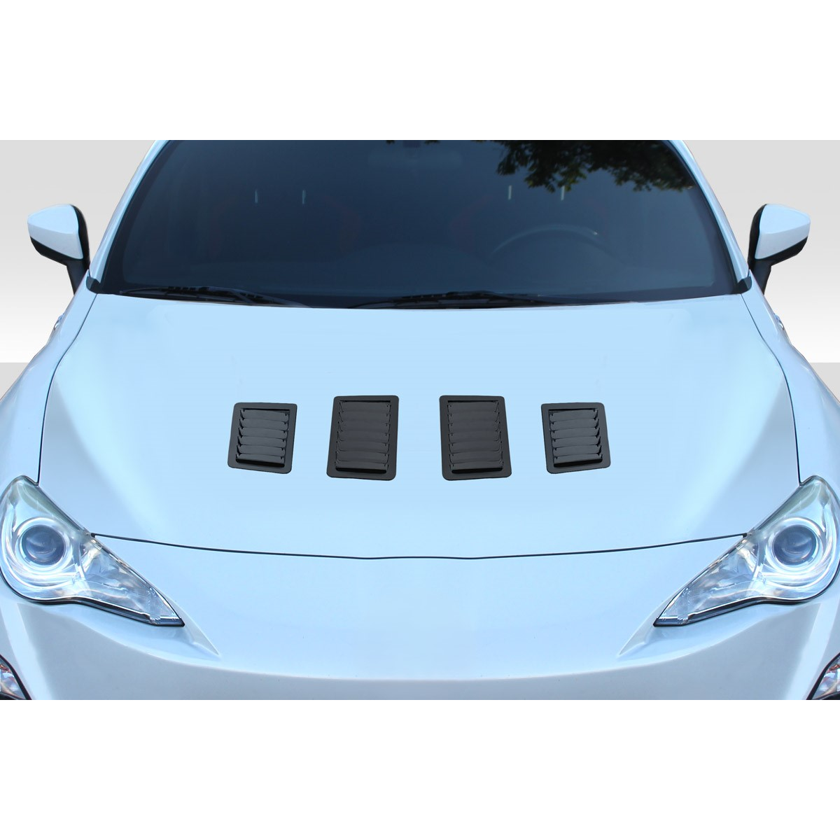 Modify your Universal   with our Exterior/Hoods - Top down view of vehicle hood air vent ducts