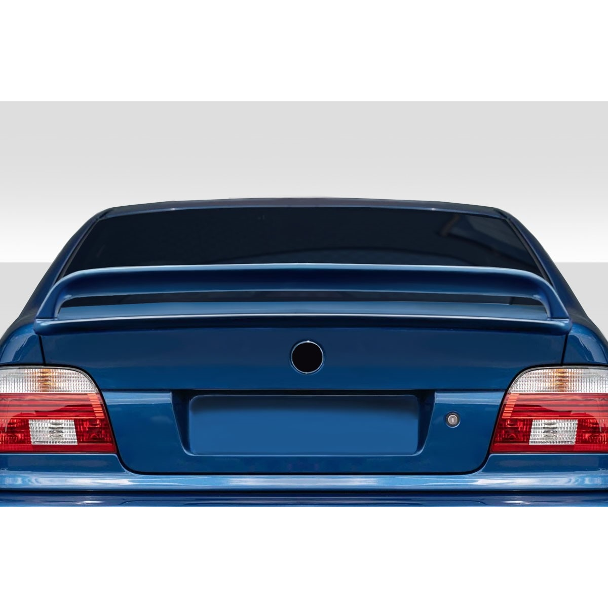 Modify your BMW 5-Series 1997 with our Exterior/Wings - Rear angle view of BMW 5 Series E39 spoiler