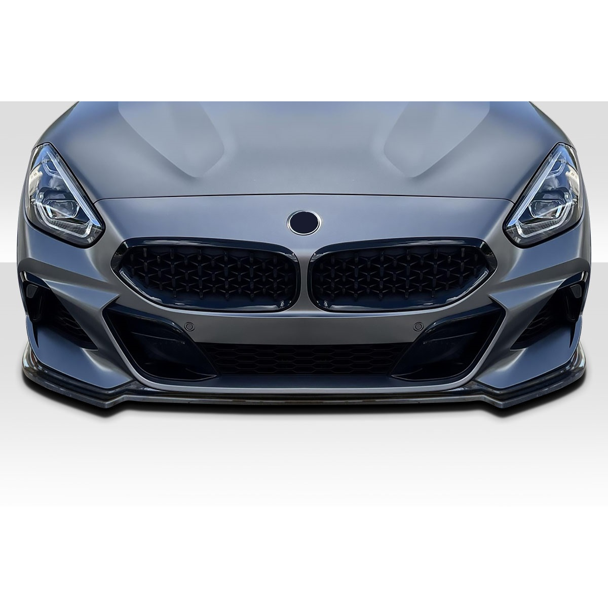 Modify your BMW Z4 2019 with our Exterior/Front Bumpers or Lips - Front view of the vehicle at eye level angle