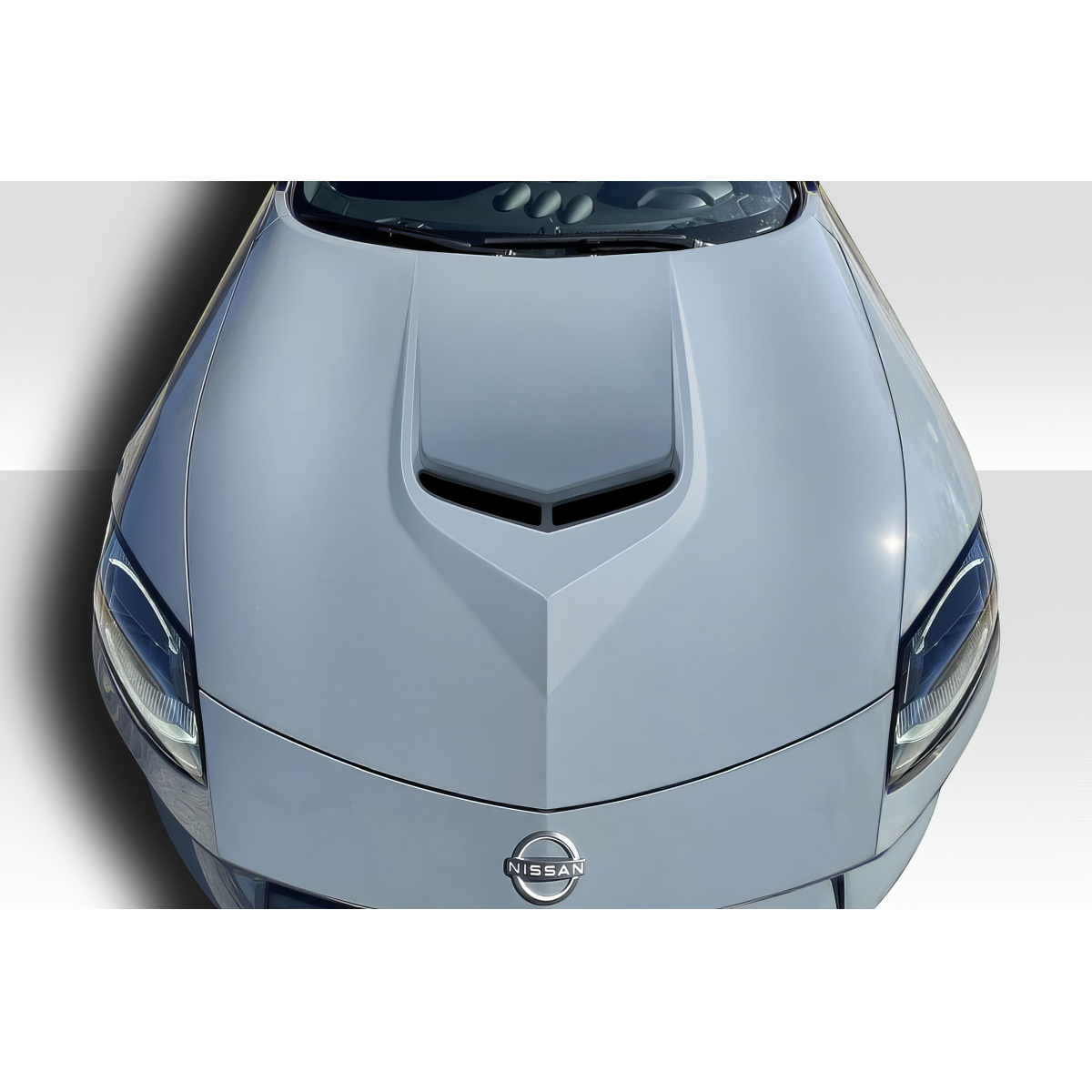 Modify your Nissan Z 2023 with our Exterior/Hoods - Top view angle of the car hood