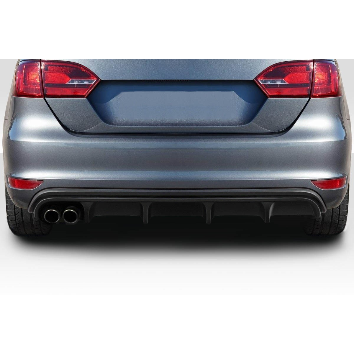 Modify your Volkswagen Jetta 2011 with our Exterior/Diffusers - View from directly behind the vehicle