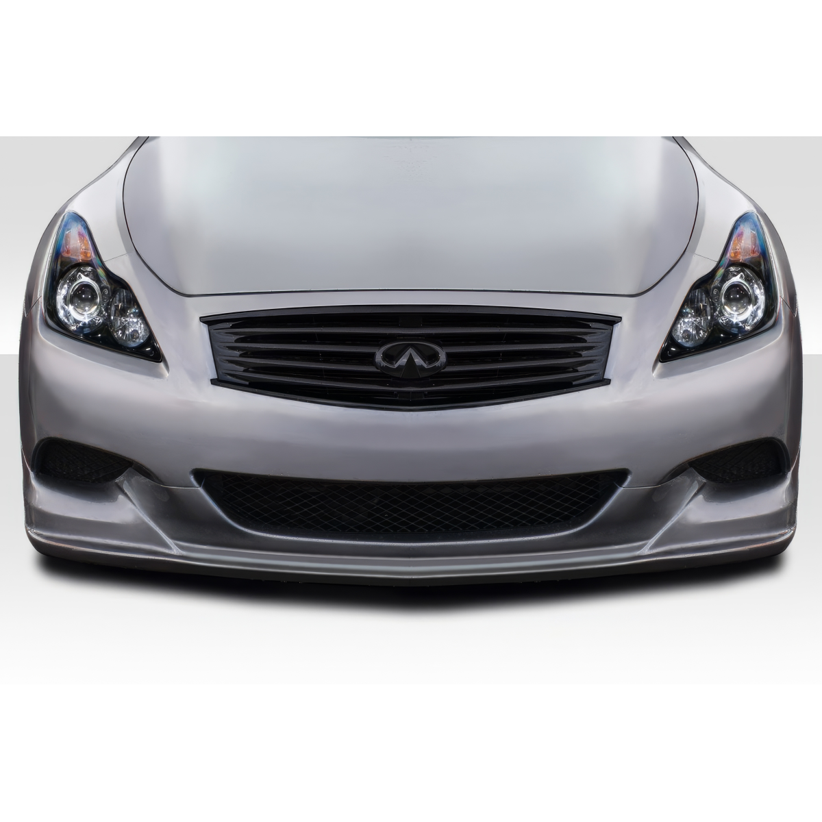 Modify your Infiniti G37 2008 with our Exterior/Front Bumpers or Lips - Front view of the Infiniti G37 at eye level