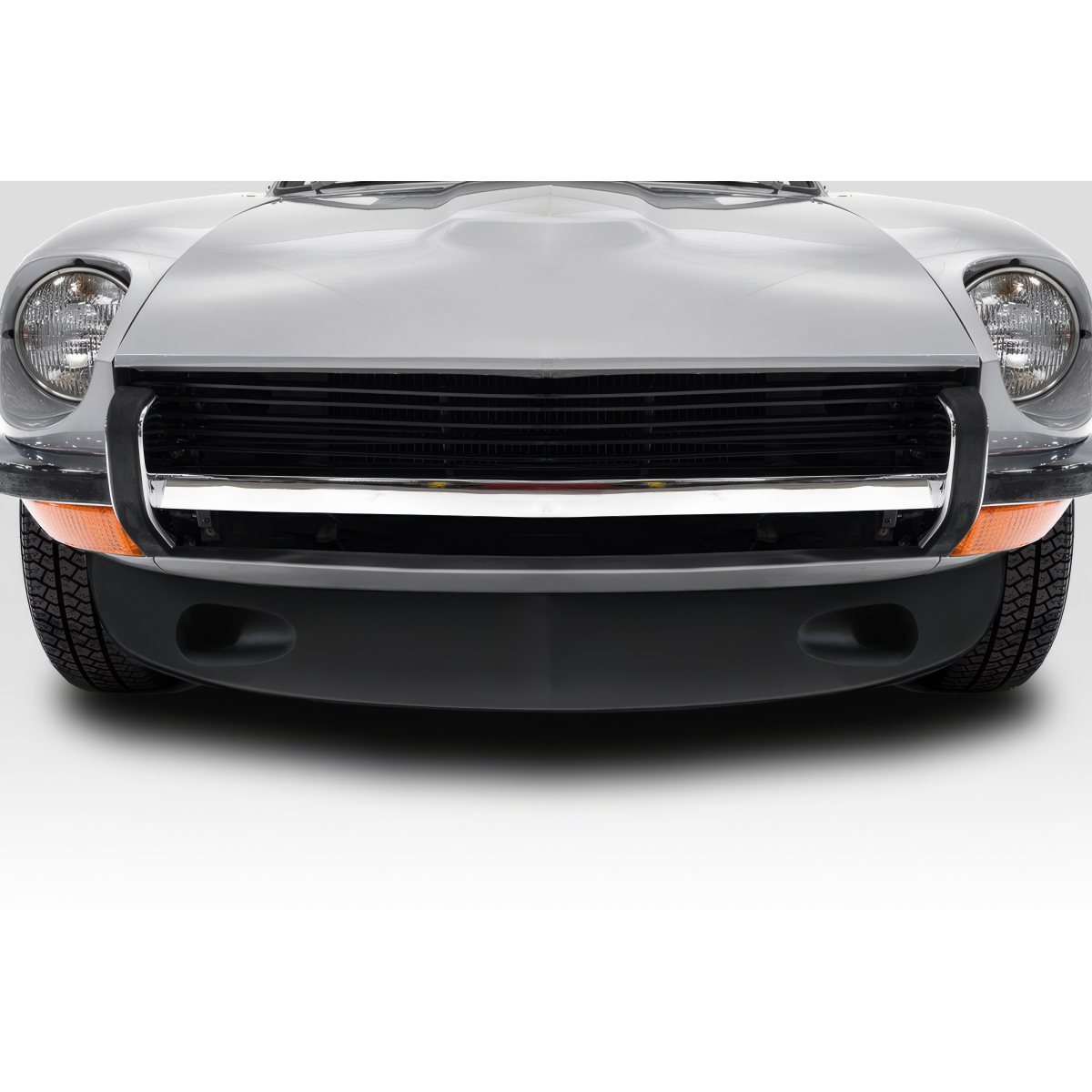 Modify your Nissan 240Z 1970 with our Exterior/Front Bumpers or Lips - Front view of a Nissan 240Z at 0 degrees