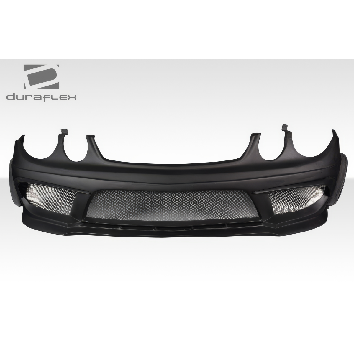 Modify your Mercedes-Benz E55 AMG 2003 with our Exterior/Front Bumpers or Lips - Front view at a slight downward angle