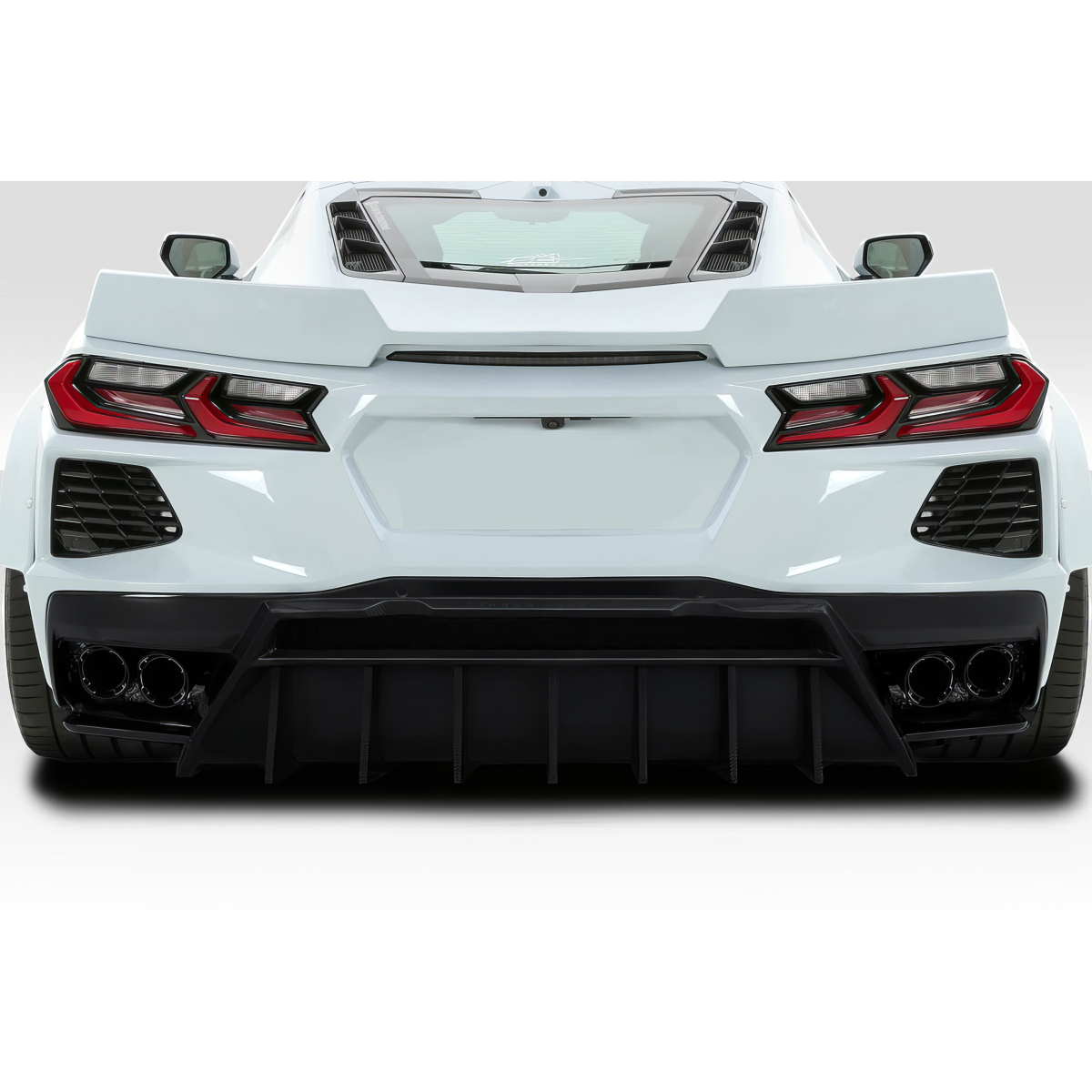 Modify your Chevrolet Corvette 2020 with our Exterior/Complete Body Kits - View from the rear of the vehicle