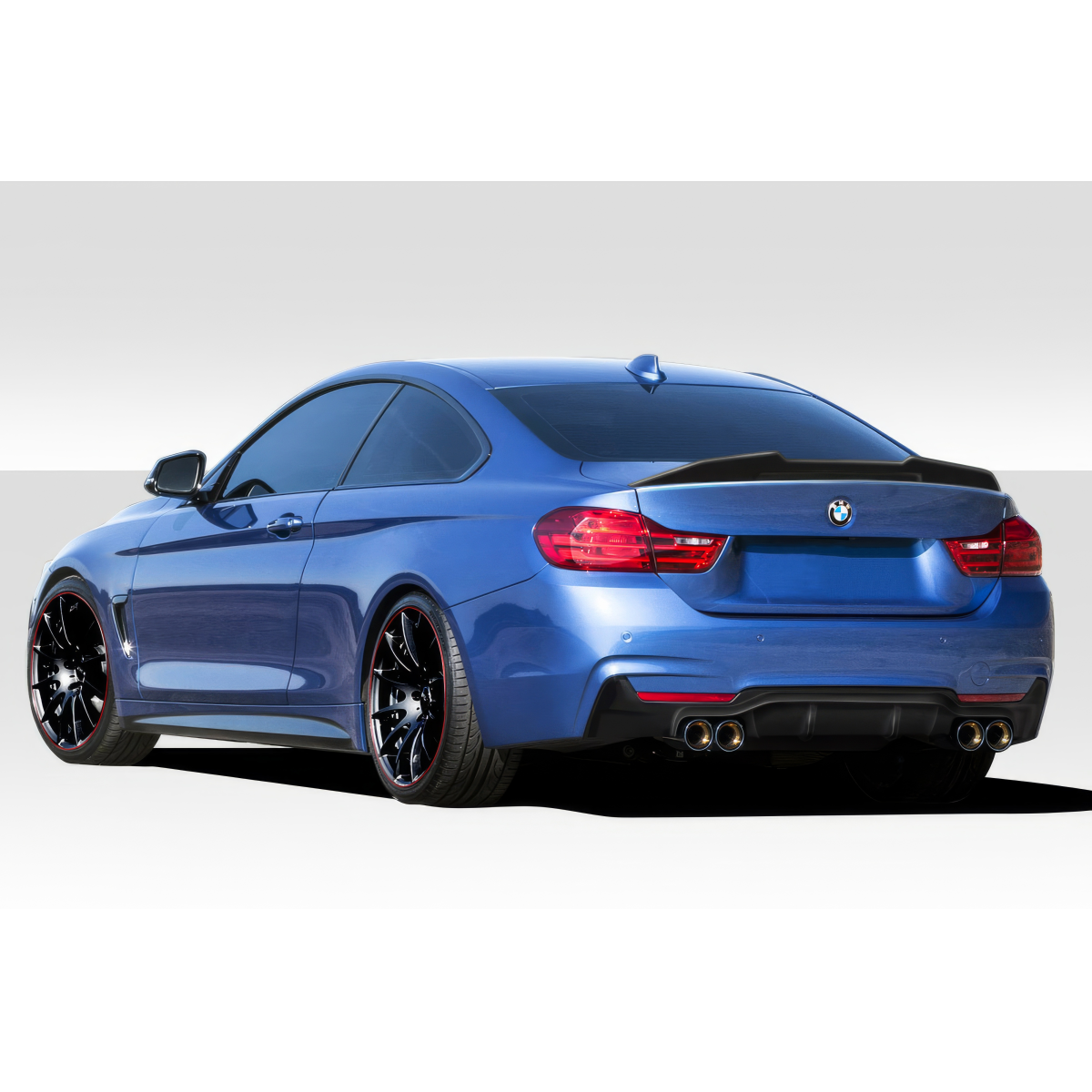 Modify your BMW 4-Series 2014 with our Exterior/Complete Body Kits - Rear angle view of BMW 4 Series