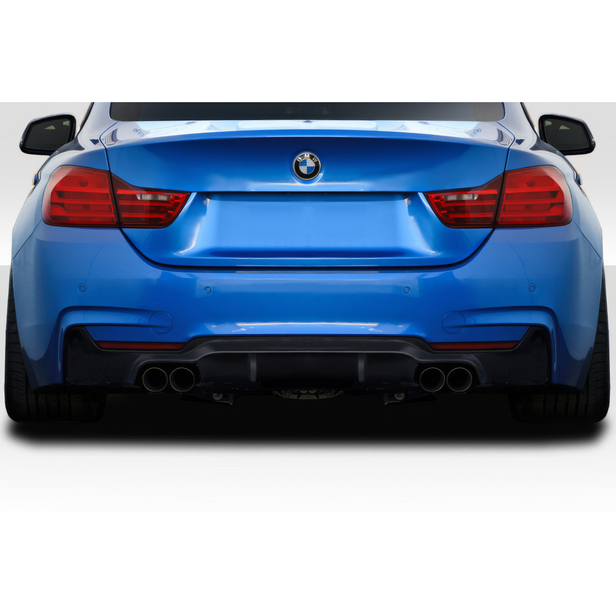 Modify your BMW 4-Series 2014 with our Exterior/Complete Body Kits - Rear angle view showcasing the vehicle's rear design