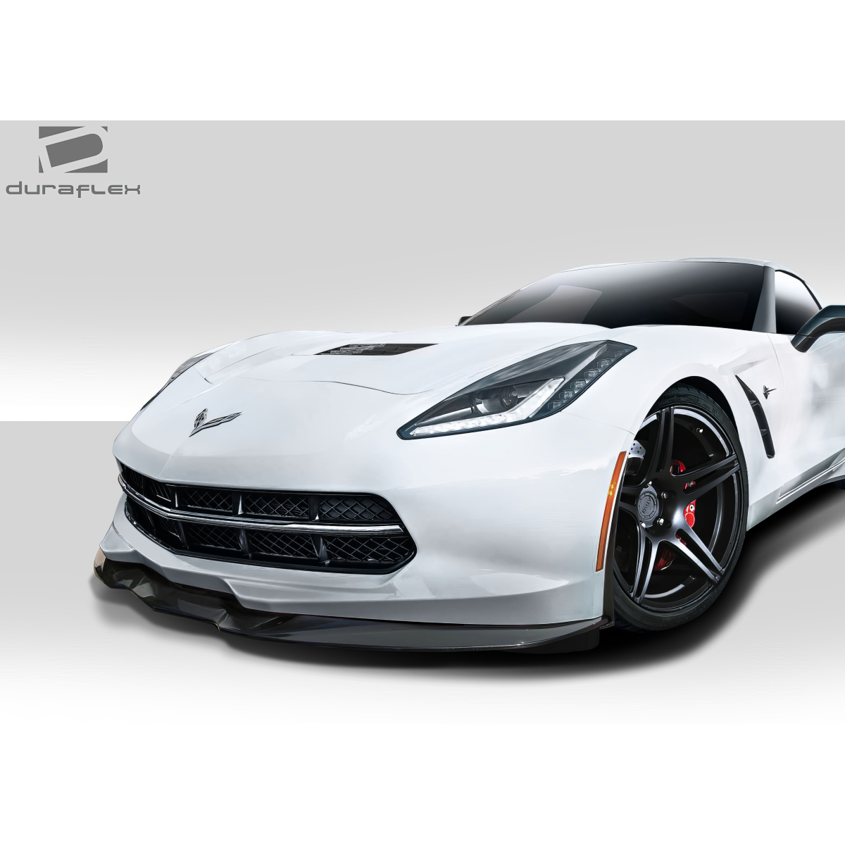 Modify your Chevrolet Corvette 2014 with our Exterior/Complete Body Kits - Angled view showcasing the vehicle front