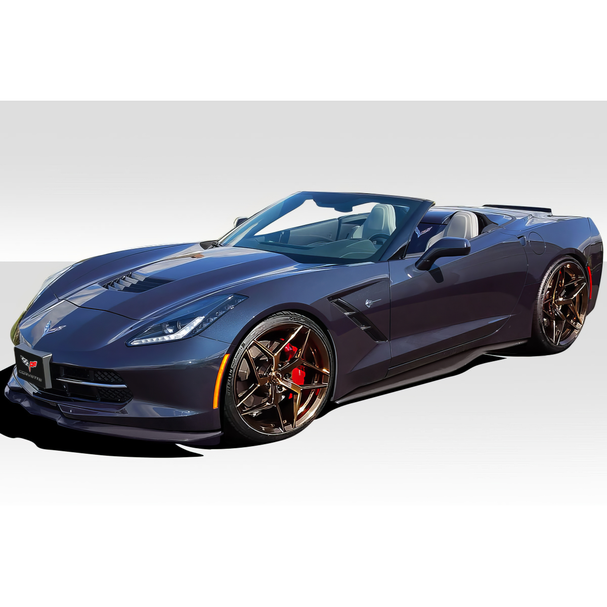 Modify your Chevrolet Corvette 2014 with our Exterior/Complete Body Kits - The image is viewed from the front left angle