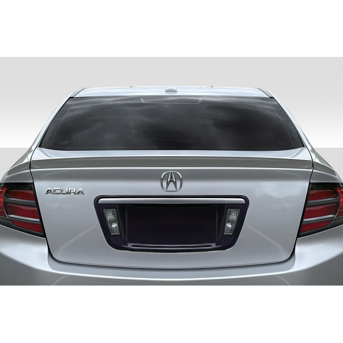 Modify your Acura TL 2004 with our Exterior/Wings - Rear view angle of a sleek car design