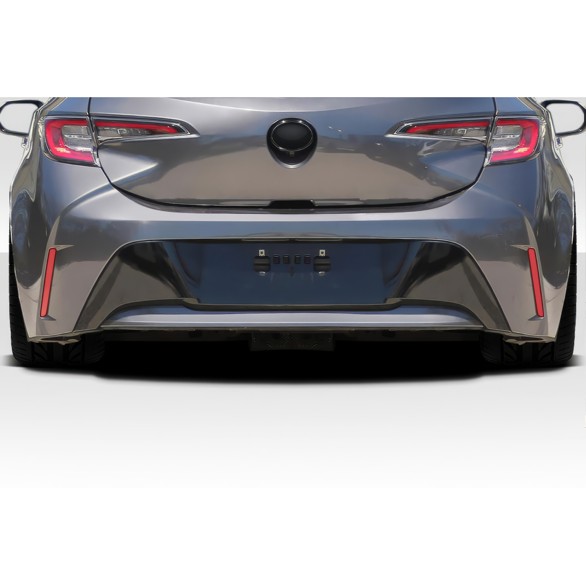 Modify your Toyota Corolla 2019 with our Exterior/Diffusers - Rear view of the car at a horizontal angle