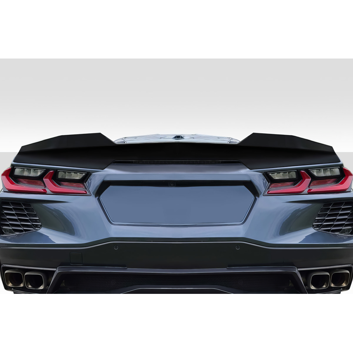 Modify your Chevrolet Corvette 2020 with our Exterior/Wings - Rear view angle of vehicle part