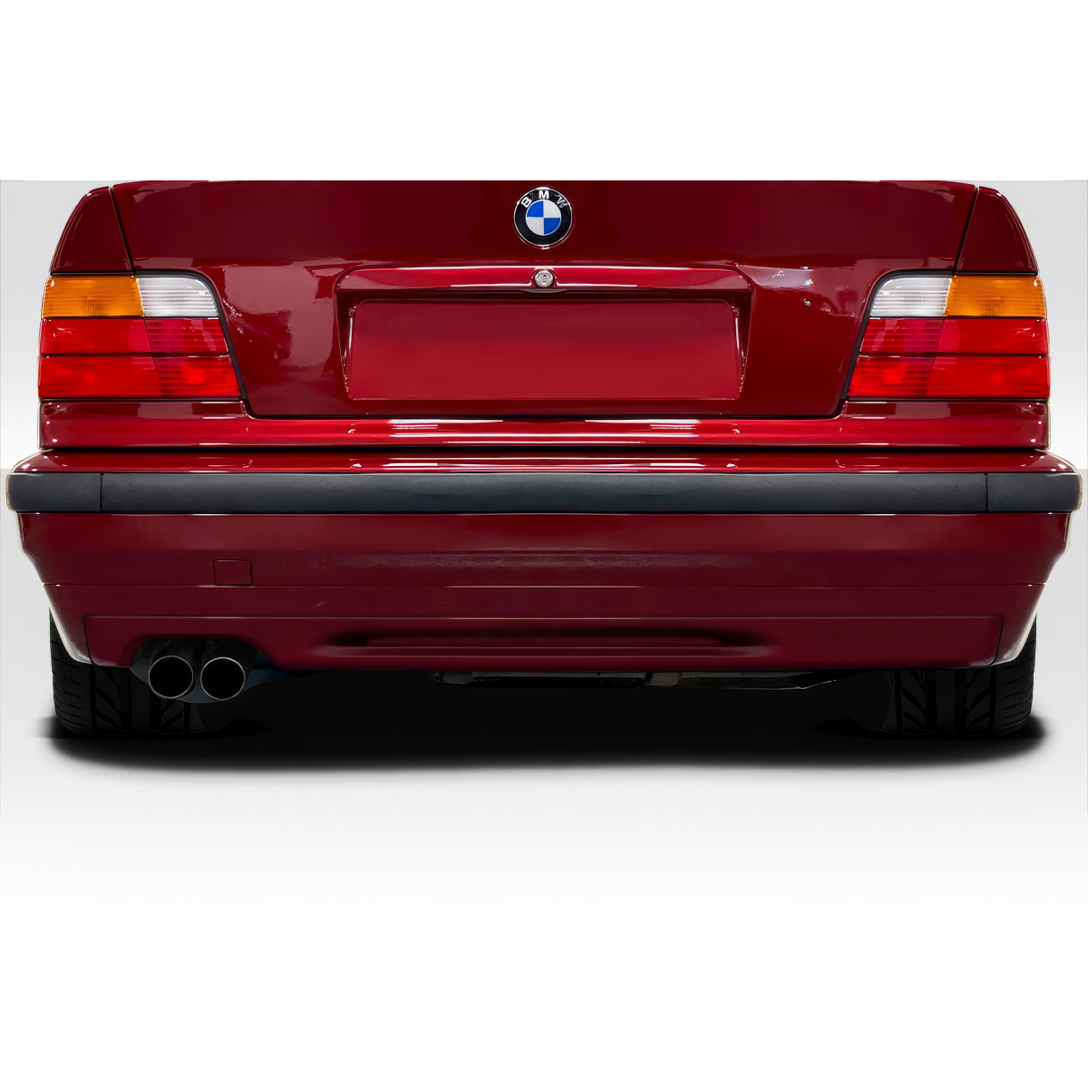 Modify your BMW 3-Series 1992 with our Exterior/Diffusers - The image shows rear view of vehicle