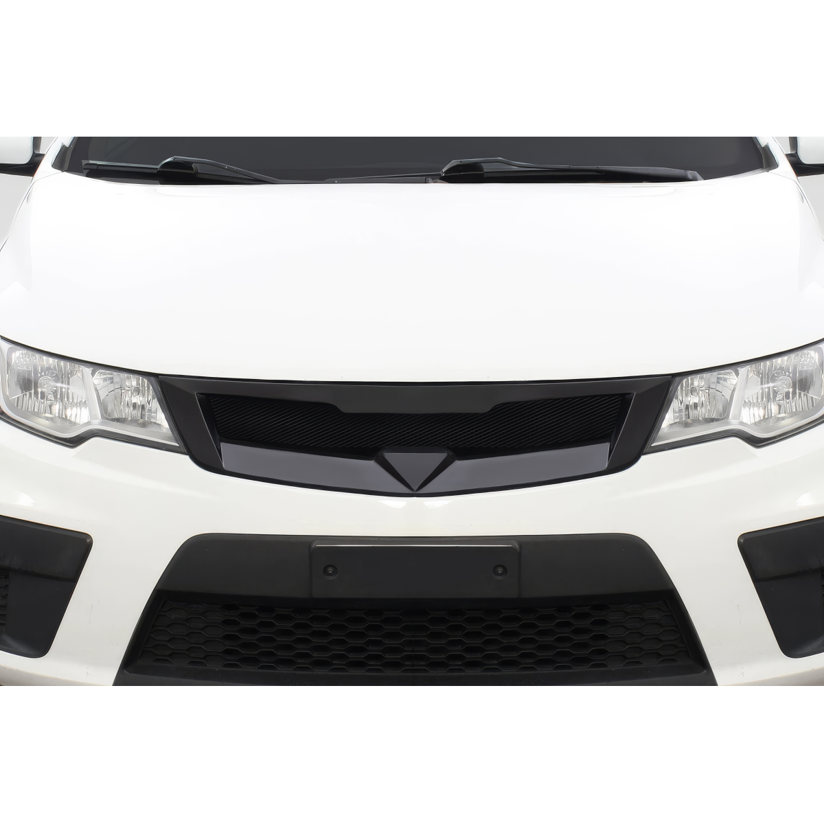 Modify your KIA Forte 2010 with our Exterior/Grilles - Front view of vehicle showing grille features