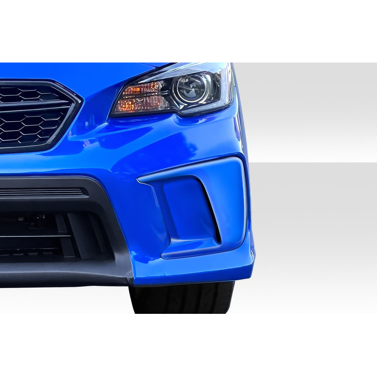 Modify your Subaru Impreza 2018 with our Lighting/Fog and Driving Lights - Front view of fog light cover at slight angle