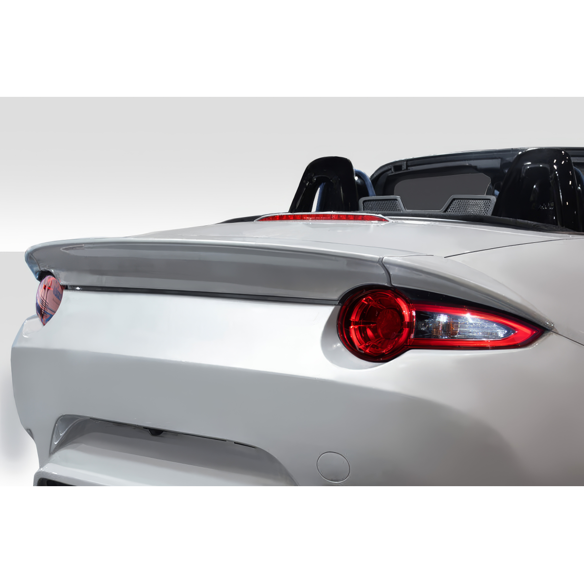 Modify your Mazda Miata 2016 with our Exterior/Wings - Rear angle showing spoiler on Mazda Miata