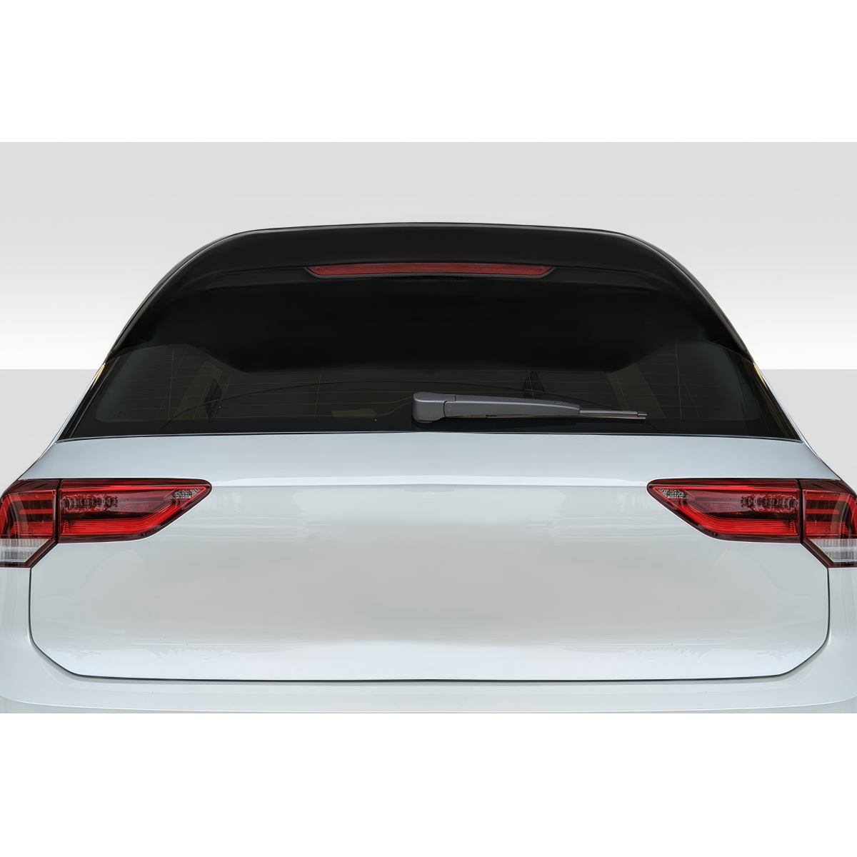 Modify your Volkswagen Golf 2022 with our Exterior/Wings - Viewed from the rear at a straight angle