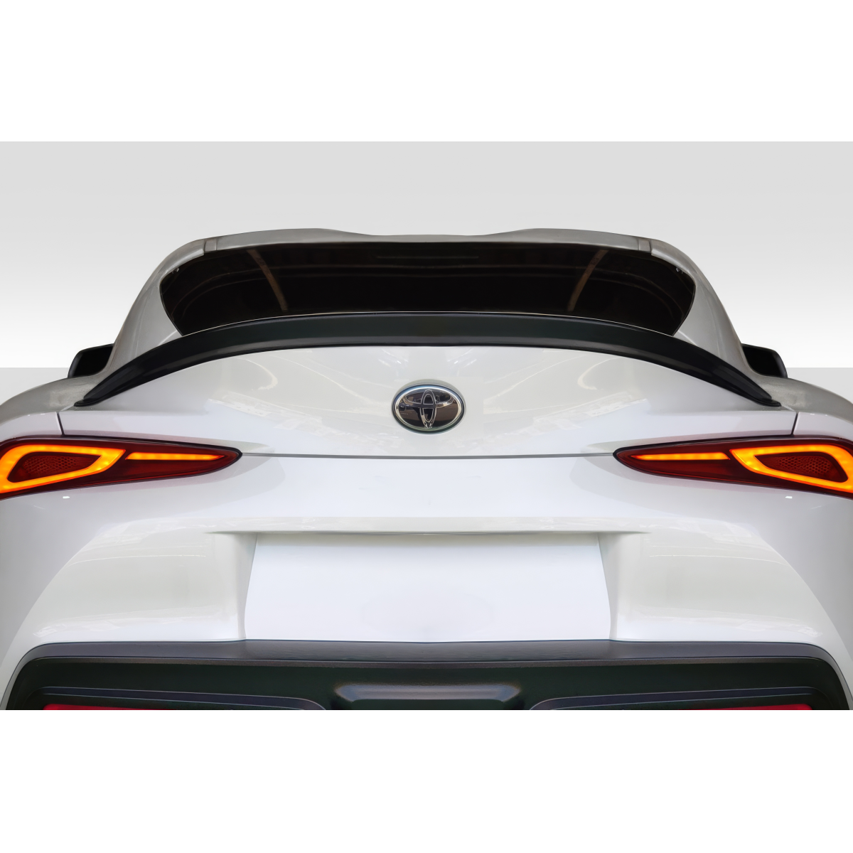 Modify your Toyota Supra 2019 with our Exterior/Wings - Rear view at a straight angle