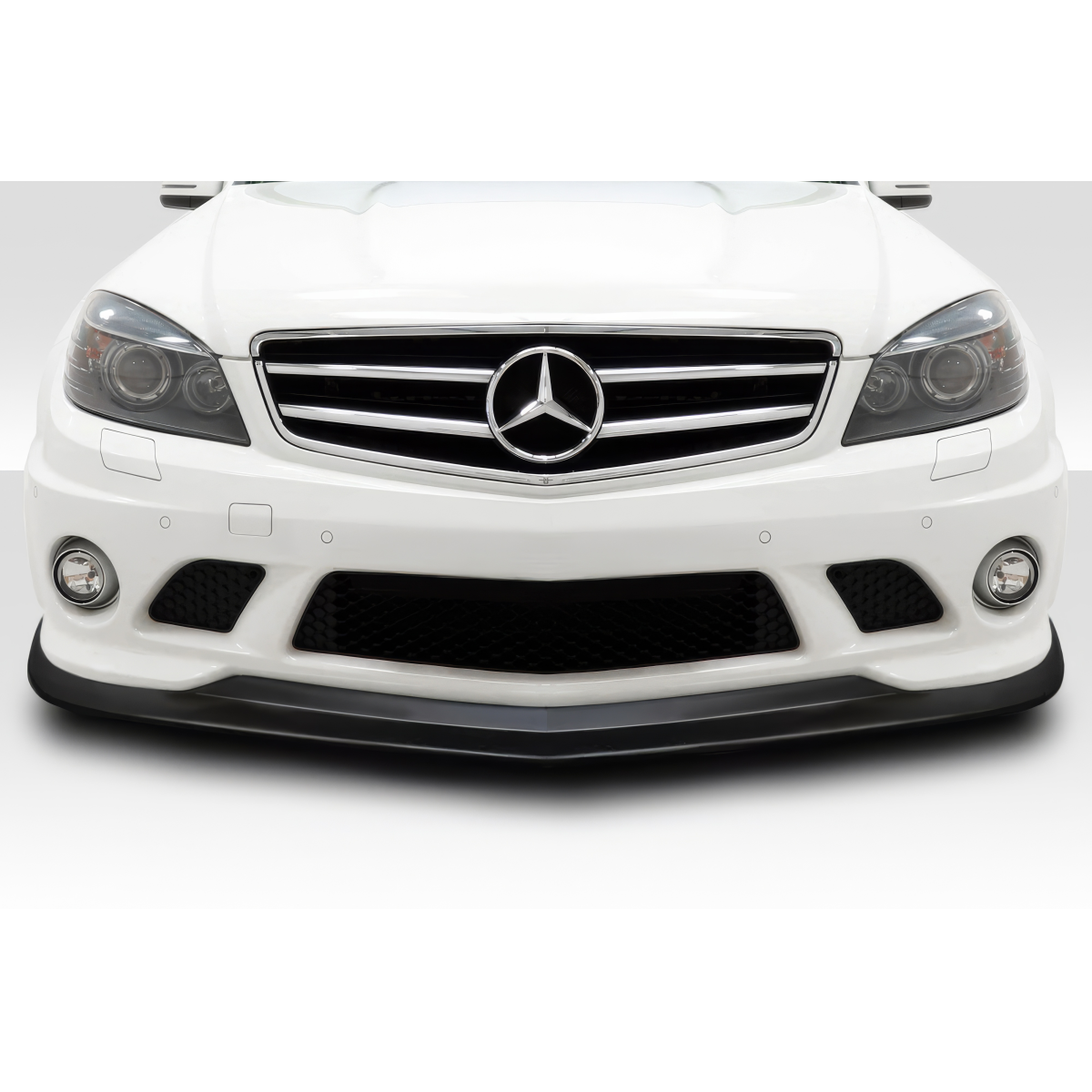 Modify your Mercedes-Benz C300 2008 with our Exterior/Front Bumpers or Lips - Front view of vehicle part at zero degree angle