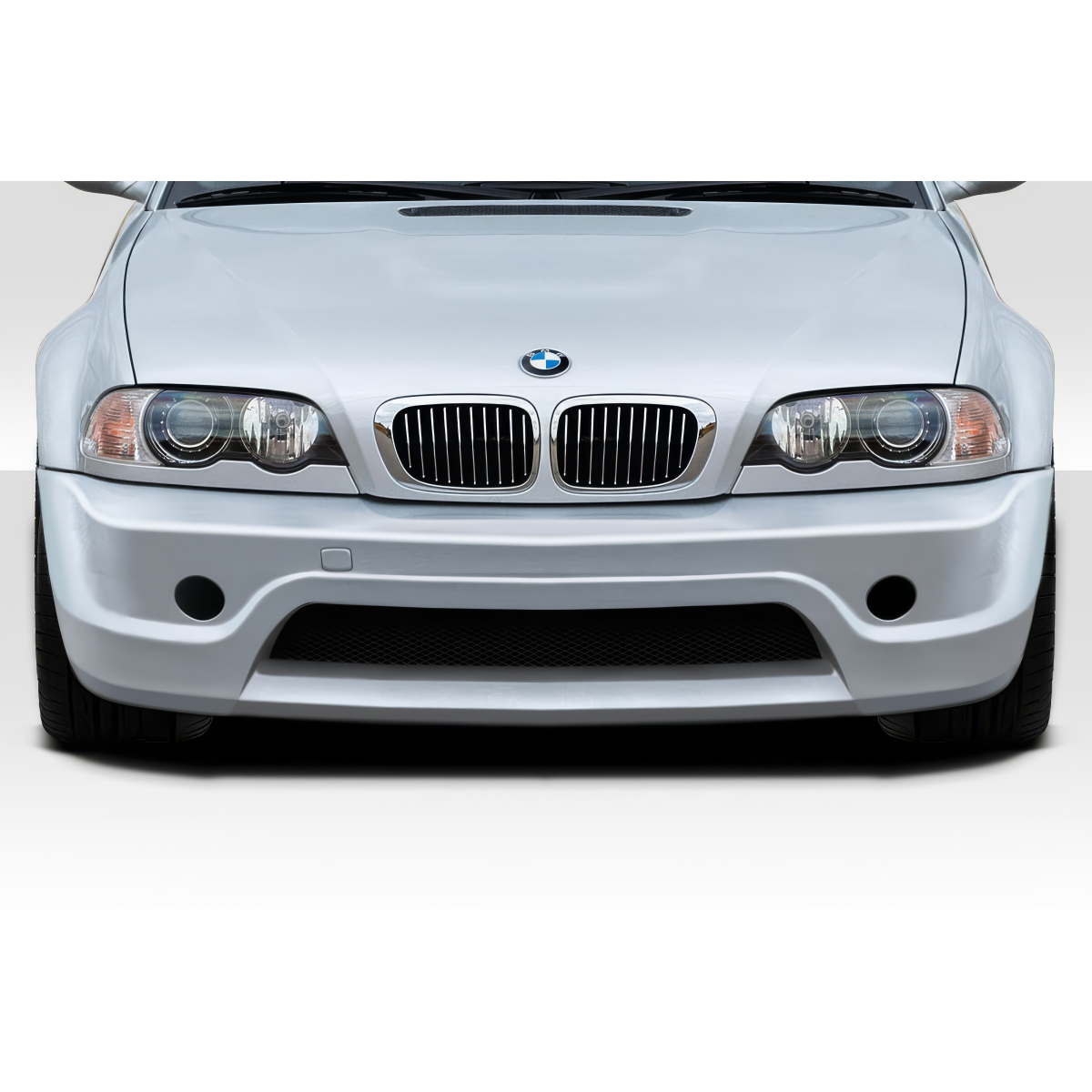 Modify your BMW 3-Series 1999 with our Exterior/Front Bumpers or Lips - Front view of BMW 3 Series E46