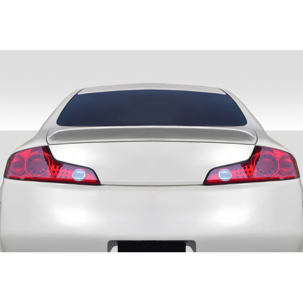 Modify your Infiniti G35 2003 with our Exterior/Wings - Rear view of vehicle at straight angle