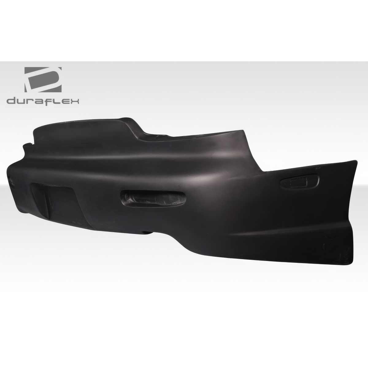 Modify your Mazda RX-7 1993 with our Exterior/Rear Bumpers or Lips - Rear view at a slight angle showing the bumper design