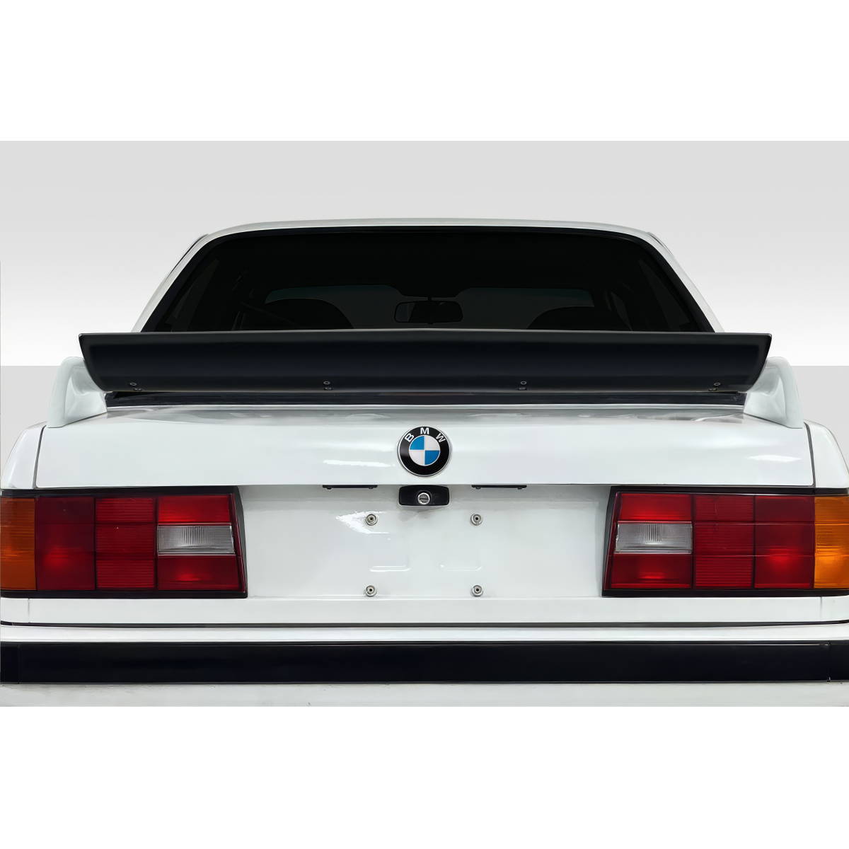 Modify your BMW 3-Series 1984 with our Exterior/Wings - View from rear at a straight angle