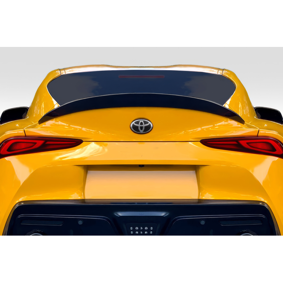 Modify your Toyota Supra 2019 with our Exterior/Wings - Rear view angle of the Toyota Supra design