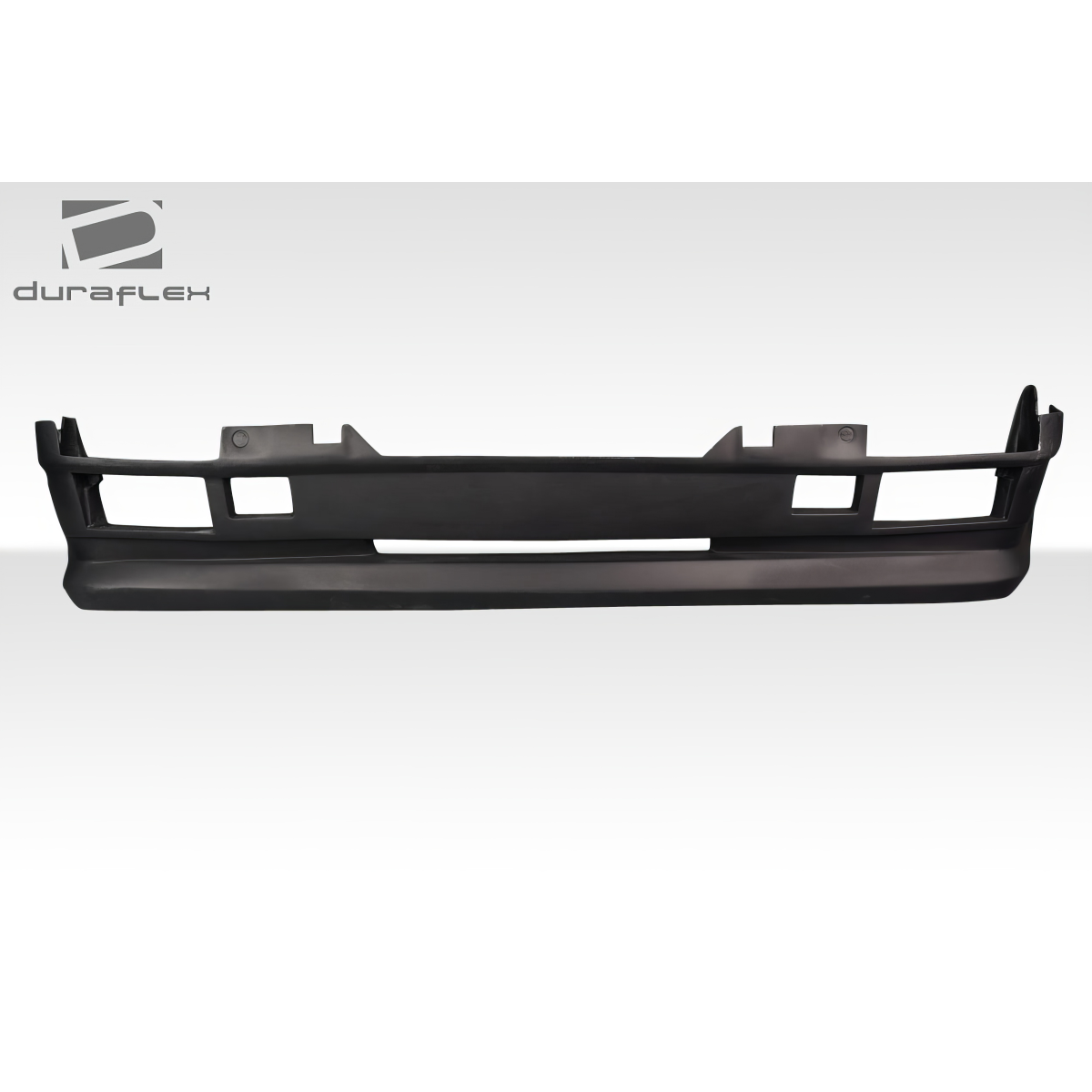 Modify your BMW 3-Series 1984 with our Exterior/Front Bumpers or Lips - Front view of bumper lip at a straight angle