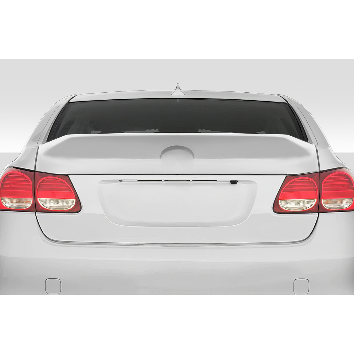 Modify your Lexus GS300 2006 with our Exterior/Wings - Rear view angle of vehicle showing spoiler part