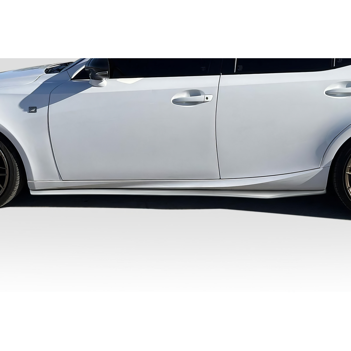 Modify your Lexus IS Series 2014 with our Exterior/Other Exterior - Side view angle of vehicle showing side skirt part