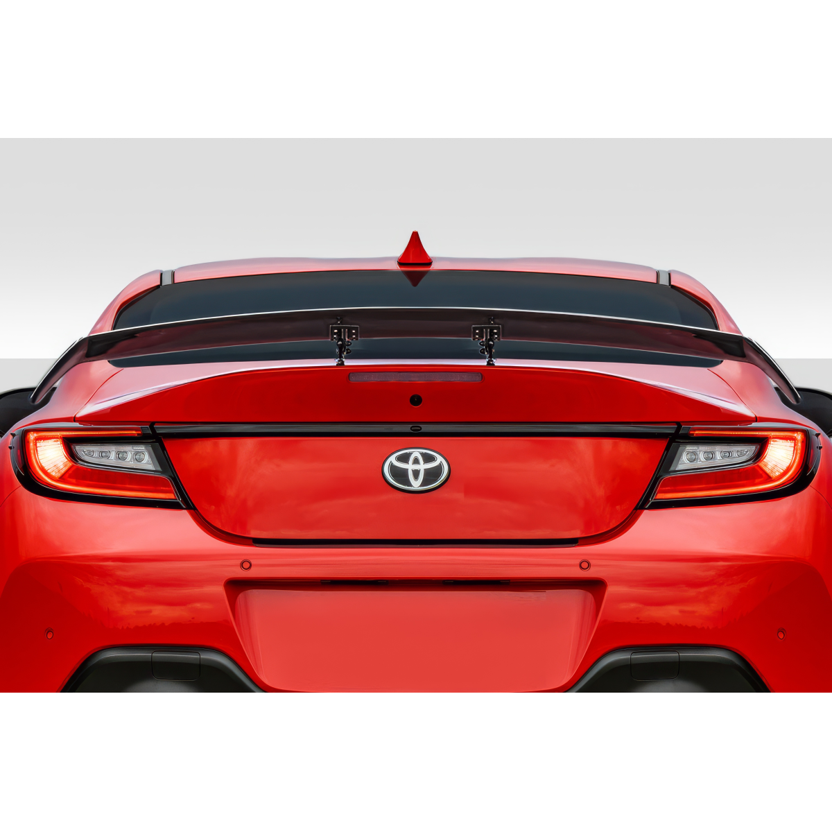 Modify your Subaru BRZ 2022 with our Exterior/Wings - Rear view of vehicle at a straight angle