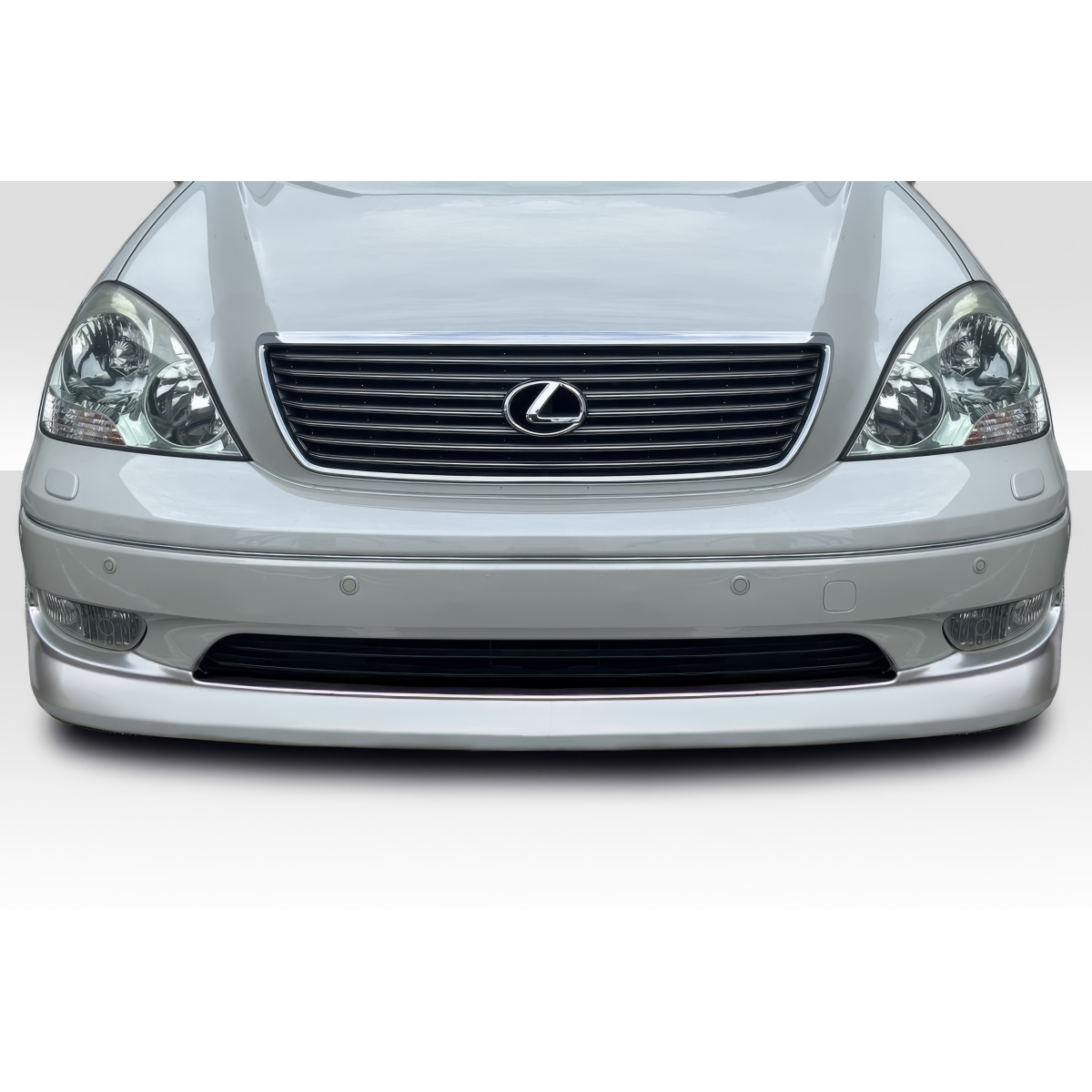 Modify your Lexus LS430 2001 with our Exterior/Front Bumpers or Lips - Front view of Lexus LS430 lip spoiler at eye level