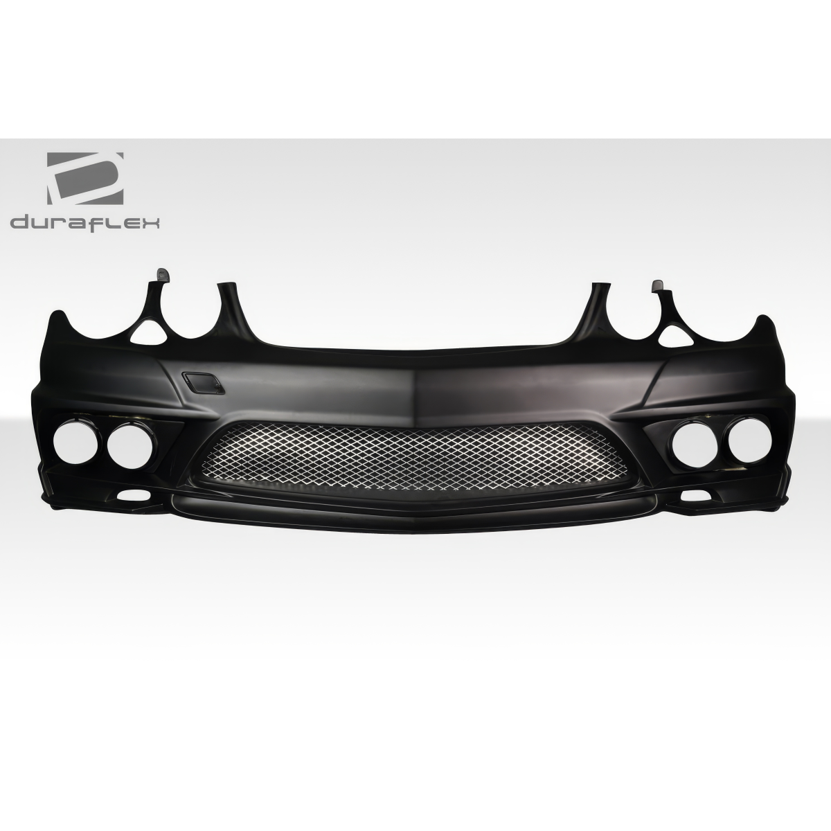 Modify your Mercedes-Benz E55 AMG 2007 with our Exterior/Front Bumpers or Lips - Front view of bumper part from a slight angle