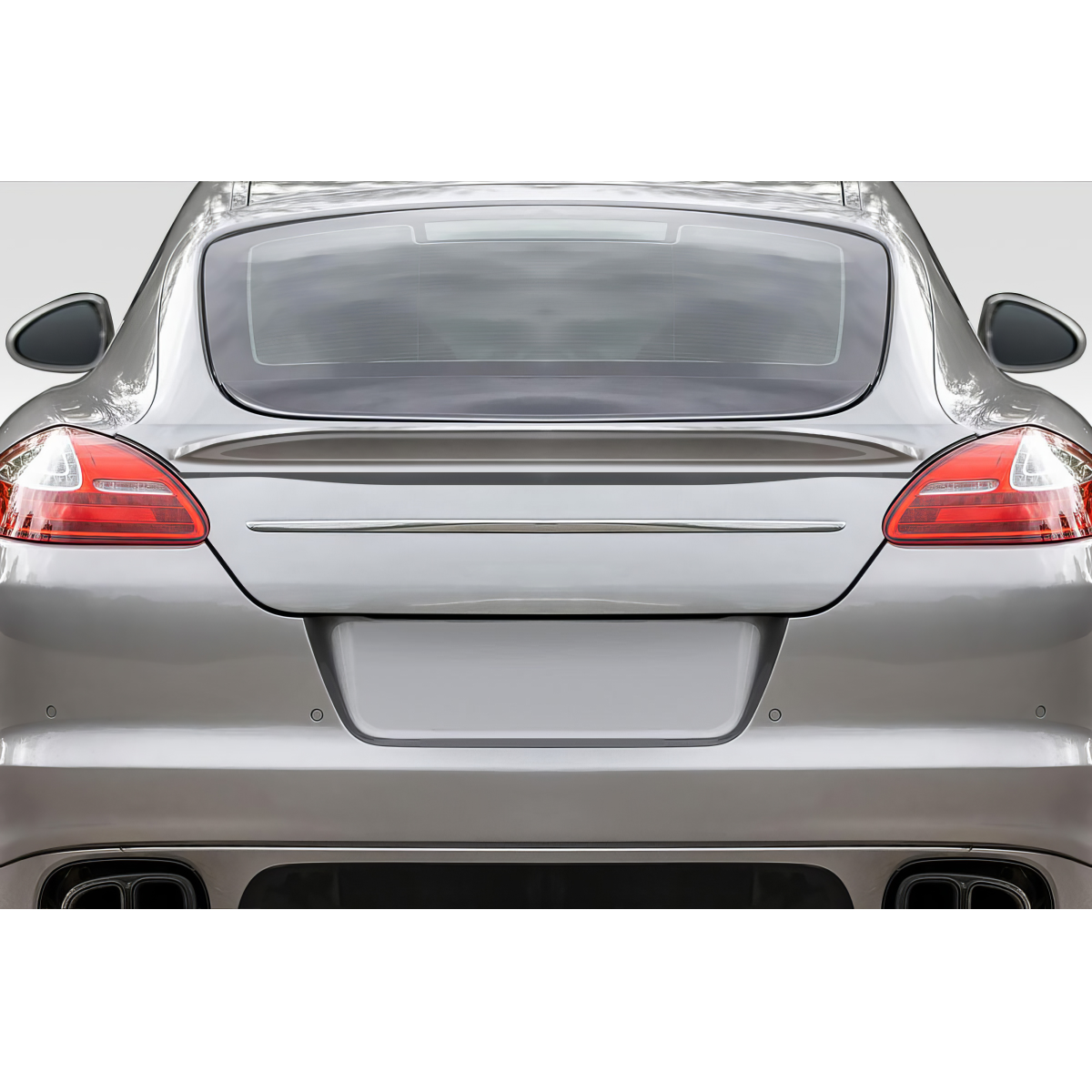 Modify your Porsche Panamera 2010 with our Exterior/Wings - Image shows rear view of Porsche Panamera