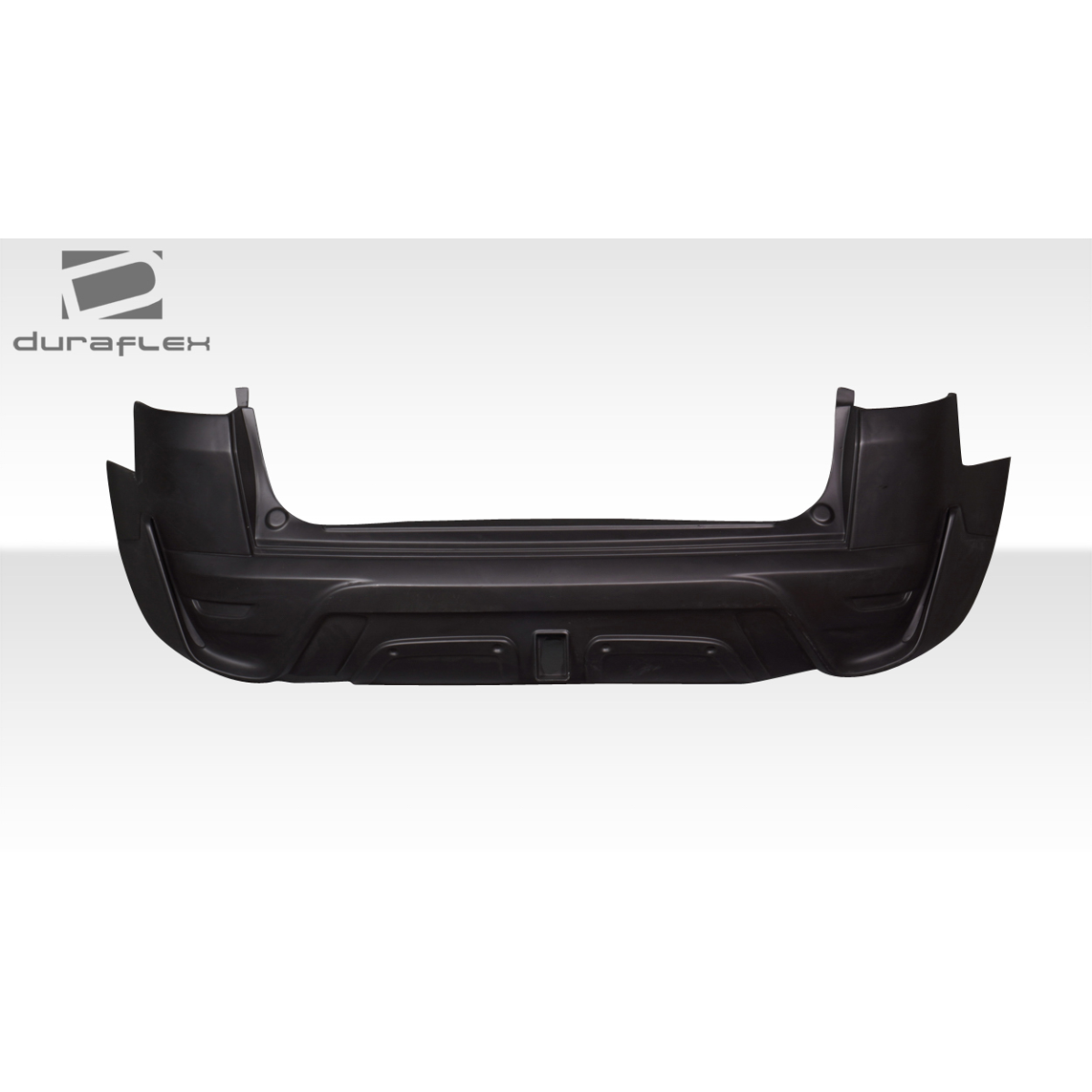 Modify your Land Rover Range Rover Evoque 2012 with our Exterior/Rear Bumpers or Lips - Side view showing rear bumper part from the front